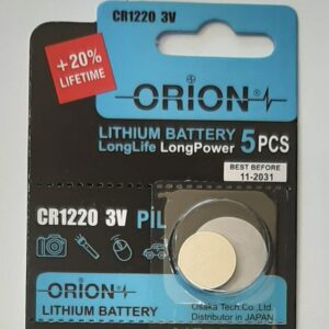 باتری سکه ای اوریون مدل cr1220 مناسب کاغذ دیجیتال